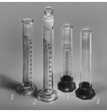 Цилиндр мерный 1-50-2 на стеклянном основании