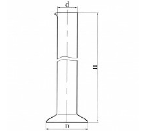 Цилиндр для растворов 1000 ТС