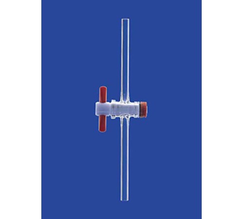 Кран одноходовой Lenz NS14,5, диаметр отверстия 4,0 мм, PTFE