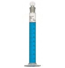 Цилиндр мерный Kimble 100 мл, класс B, TC, белая шкала, с пробкой, стекло (Артикул 20039-100)
