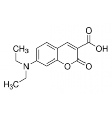 Биореагент 7- (диэтиламино) кумарин-3-карбоновой кислоты, подходящий для флуоресценции, 98,0% (HPCE) Sigma 36799
