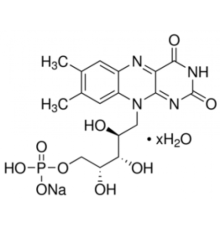 Гидрат натриевой соли 5'-монофосфата рибофлавина синтетический, 70% (ВЭЖХ) Sigma F2253
