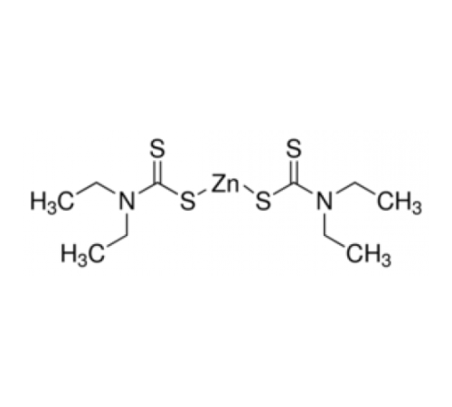 Цинк диэтилдитиокарбамат, Zn 17-19,5%, Alfa Aesar, 500г