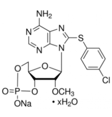 8- (4-хлорфенилтиоβ2'-O-метиладенозин 3 ', 5'-циклический монофосфат мононатрийгидрат 98% (ВЭЖХ) Sigma C8988