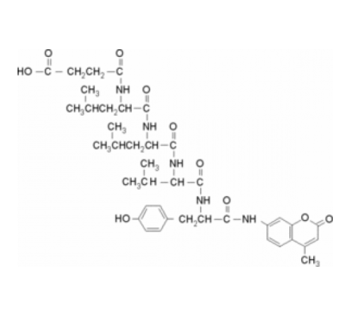 N-сукцинил-лей-лей-вал-тир-7-амидо-4-метилкумарин 90% (ВЭЖХ) Sigma S6510